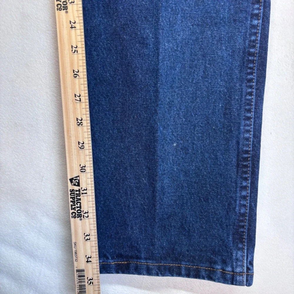 Wrangler‎ Men's Dark Wash Boot cut Leg Denim Jeans Size 33x36 lot of 2